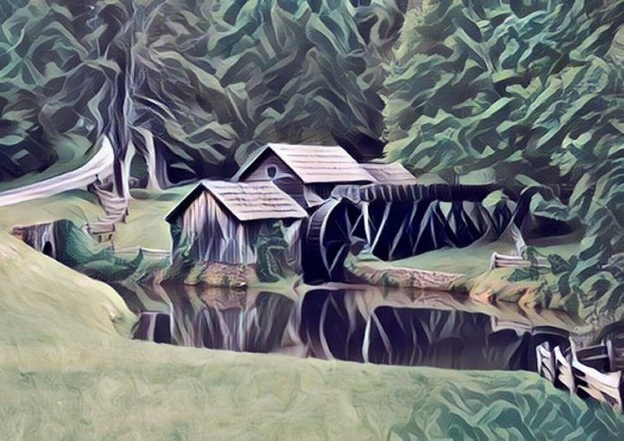 Framed Watermill Art prints